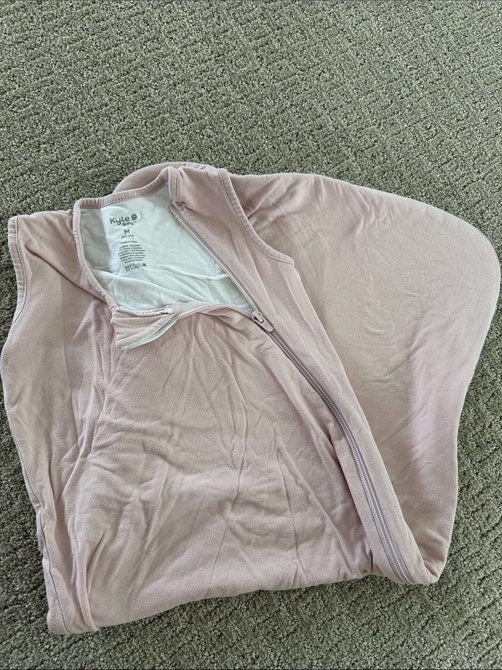 Kyte Baby Blush Pink 0.5 TOG Sleep Sack - size M